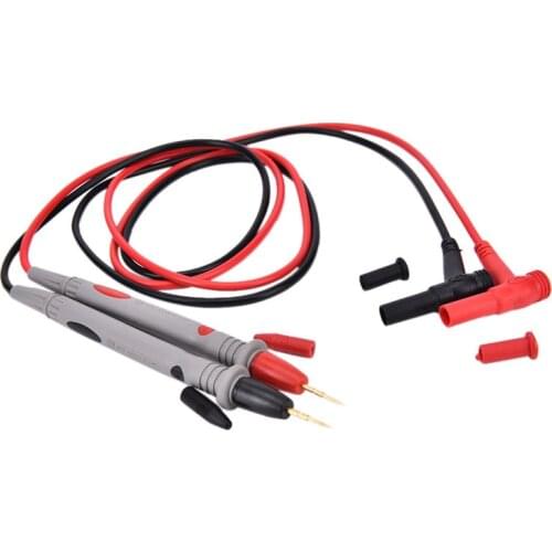 Probe Test Leads Pin Universal Digital Multimeter Tester Lead Probe Wire Pen Cable 2Pcs/Set Needle Silicone Wire gold-plate Tip