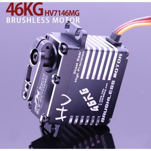 JX Servo BLS-HV7146MG 46kg Brushless High Precision Steel Gear Full CNC Digital Servo For 1/5 RC Car Truck Helicopter Robot