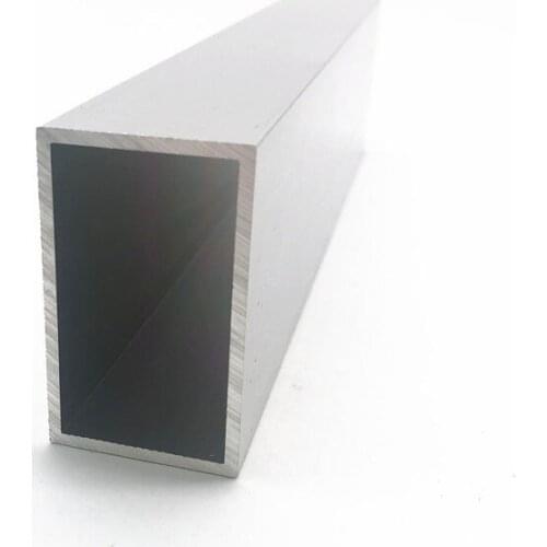 50mm*30mm*2mm square tube aluminum alloy hollow pipe rectangle straight duct vessel 100/200/300/400/500/550mm length