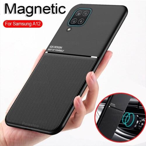 Magnet Shockproof Armor Case phone covers for Samsung A12 5G Bumper Soft Silicone Back shell for Galaxy A12 A 12 6.5'' A125F/DS