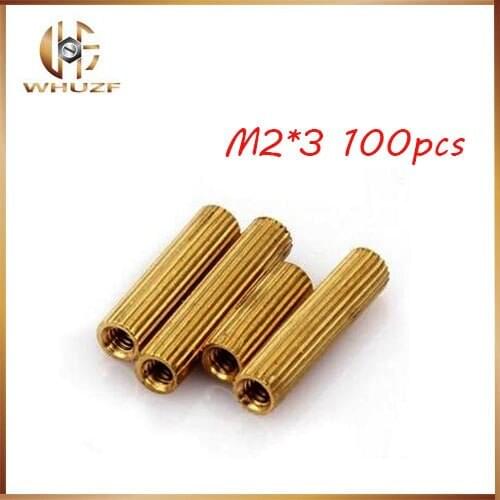 Double pass copper pillar round screw threaIsolation column M2 computer copper pillar for Monitoring Camera Assembly Accessorie