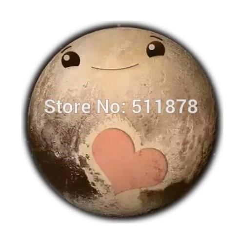 3" New Horizons Pluto with love kuiper belt mission SHUTTLE Costume Embroidered iron on patch emblem MOTIF APPLIQUE