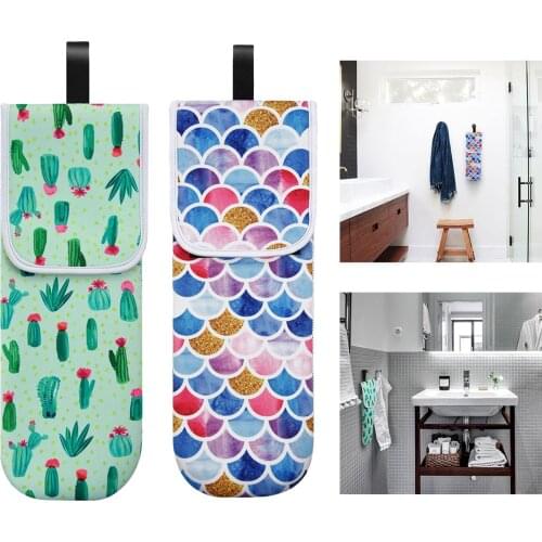 Neoprene Curling Iron Holder Bag Case Storage Bag for Straightener Curler Water-resistant Curling Wand Travel Cover Case