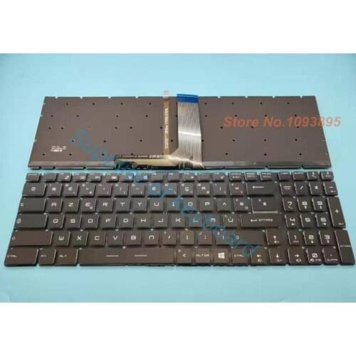 NEW Azerty keyboard For MSI GT73VR 6RE 6RF Titan,GT72VR 6RD 6RE Azerty French keyboard Color Backlit Crystal Key