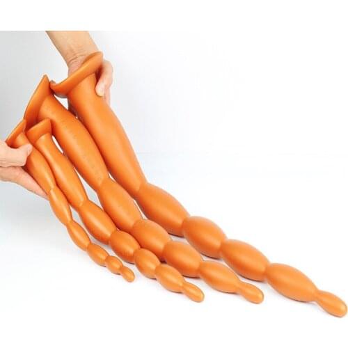 Super long anal beads butt plug Prostate Massager Huge Anal Plugs Large Dildo G spot Masturbation Adult Sex Toys For Woman Man