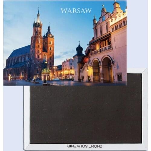 Warsaw, Poland Travel Gifts 78*54mm Souvenir Fridge Magnet 25262 Home accessories