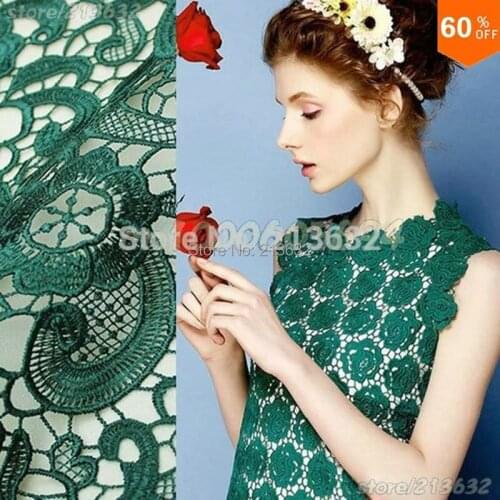 PQYY51 african guipure lace water soluble chemical lace guipure bazin fabric hollow out african lace fabrics high quality tecido