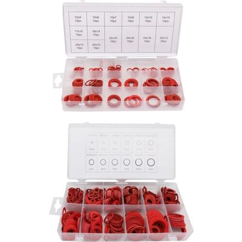 Steel Flat Pad Insulation Washers Red Paper Meson Gasket Insulating Spacer Kit