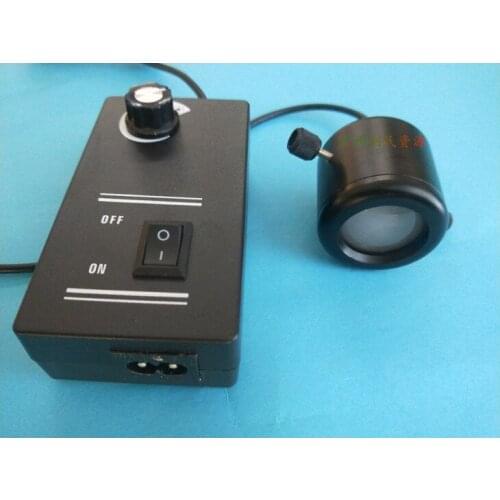 12W Led Pointolite Coaxial Light Source C-C-D Camera Microscope Machine Vision Light Source Connector 44mm