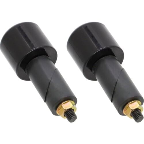 For SUZUKI DL650 DL1000 GS500 GS500F Handle Bar Ends Heavy Weight Vibration Reducing Grip Plugs Slider 7/8" 22mm Universal Moto