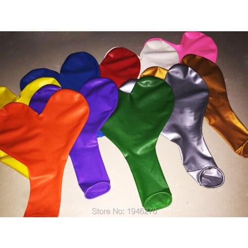 36inch Heart latex balloons big helium balloon Wedding decoration Party supplies festival favoriate gift 10pcs/lot free shipping