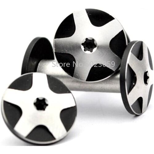 2Pairs Flipper folding tool spindle screw fittings shank screw custom titanium alloy knife spindle screw