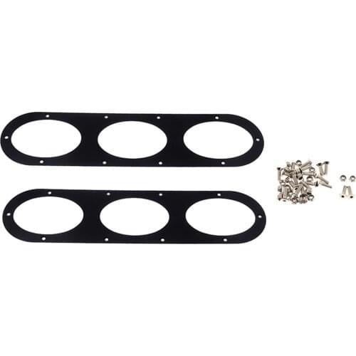 2x Universal Rear Bumper Race Air Diversion Diffuser Panels Durable W Screws