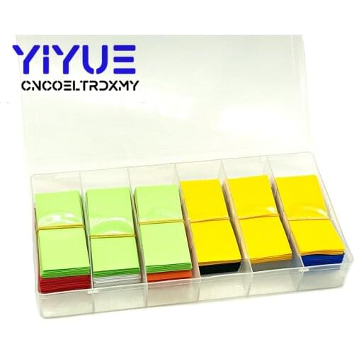 280 Pcs PVC Heat Shrink Tubing 18650 Battery Wrap Precut Size 18.5mm Battery Film Tape Battery Cover 8 Color Kit