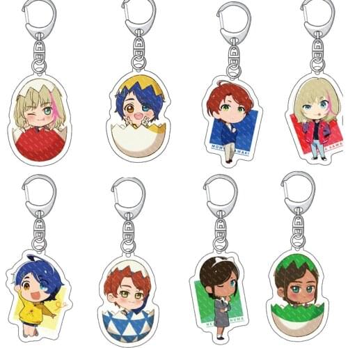 Anime Keychain WONDER EGG PRIORITY Ohto Ai Acrylic Pendant Cute Keyrings