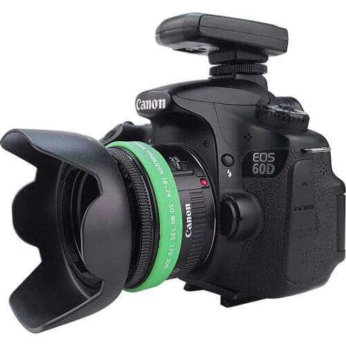 Camera Lens Hood 52mm ES-62 II Bayonet Thread Mount Fits for CANON EF 50mm F1.8 II Lens Accessories (not STM lens)