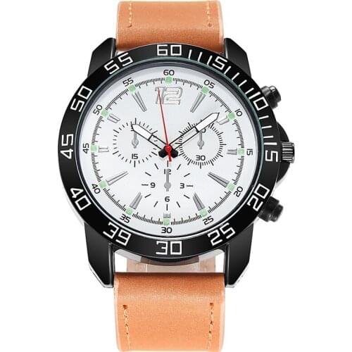 Rose Gold 2021 New Fashion Mens Watch Onion Crown Mineral Strengthened Glass Mirror Mens Quartz Watch Relogio Masculino