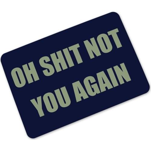 Drop ship Humorous Letter Doormat for Entrance Door Welcome Floor Mats Hallway Living Room Bathroom Kitchen Carpet floor Rugs