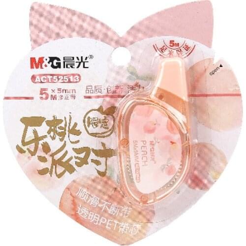 M&G ACT52513 Cute "Sweet Peach Limited" Correction Tape Kawaii white out glue tape school supplies stationery accessories 1pcs