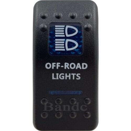 Cover Cap Only！Car Boat RV OFF-ROAD LIGHTS Rocker Switch Cover Cap Blue Window Labeled Control Cap Accessories