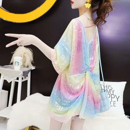 Fashion Letter Embroidery 2021 Summer Cotton T Shirt Women Casual Loose Short Sleeve Plus size Female Oversize Tops Tee PD057