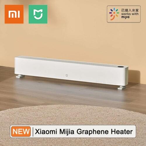 NEW Xiaomi Mijia Graphene Baseboard Electric Heater Fast Heaters Warmer for Home Room Fast Convector Work with Mi Home APP