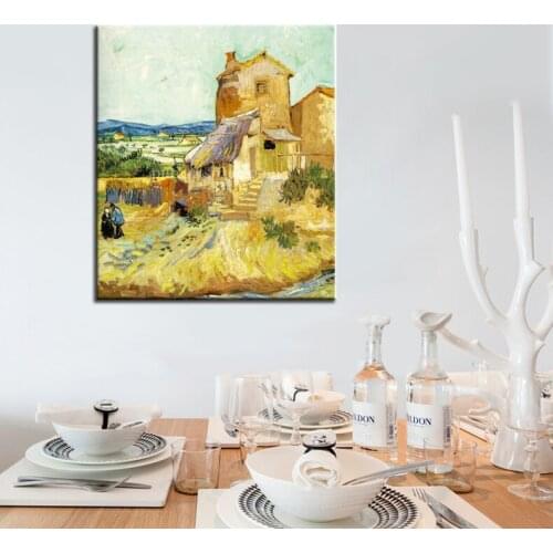 The Old Mill Famous Paintings Vincent Van Gogh Oil painting Reproductions Impressionism Oil painting on Canvas Unframed