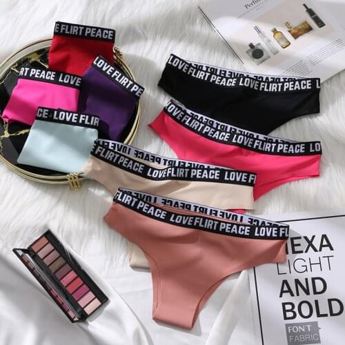 BZEL Sexy Sports Womens Panties Fashion Letters Waist Underwear Female Seamless Lingerie Breathable Briefs Soft Cozy Underpants