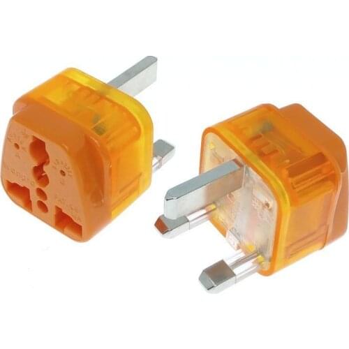 Wonpro UK, Singapore, Hong Kong, Malaysia, Brunei UAE Travel Adapter Type G Plug w/ Surge protector