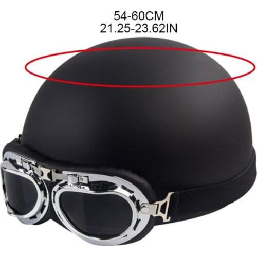 Vintage Motorcycle Riding Half Helmet Open Face Windproof Unisex Motorbike Road E7CA