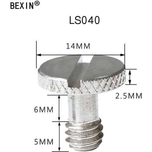 10 pcs 1/4 Camera Custom Screw Flat Head Connecting Screw For Tripod Ball Head Quick Release Plate for Arca Swiss for Manfrotto