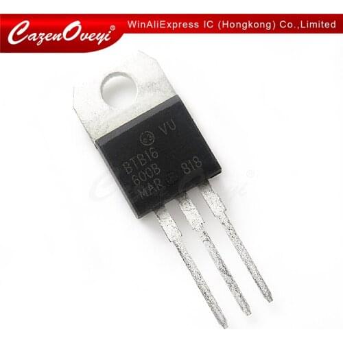 10pcs/lot BTB16-600B TO-220 BTB16-600 TO220 BTB16-600 In Stock