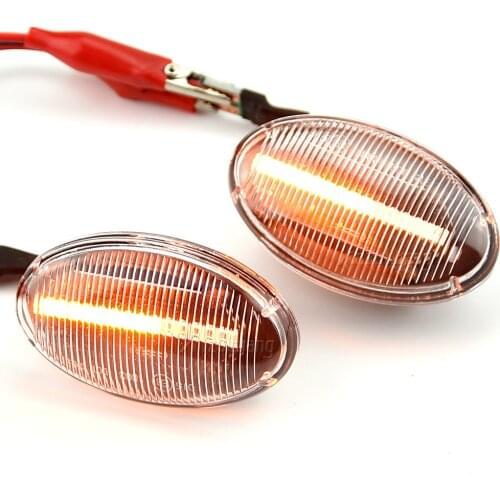 2x Dynamic LED Turn Signal Lights Side Marker Car Accessories For Mercedes Benz Smart W450 W452 A-Class W168 Vito W639 W447