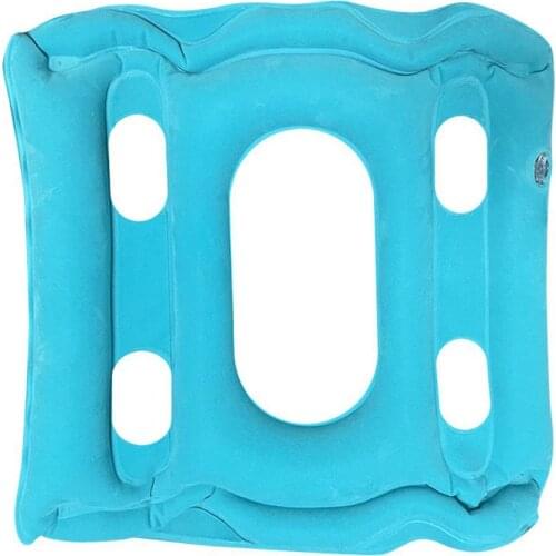 40%HOT Portable Breathable Flocking Air Pillow Inflatable Cushion for Outdoor Camping