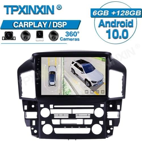 6+128 For Lexus RX300 2003-2009 Android Stereo 360 HD Auto Surround View Camera Car Multimedia Player Stereo Radio GPS Navigtion