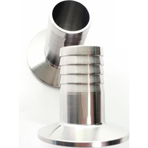 6mm Hose Barb x 0.5" Tri Clamp SUS 316L Stainless Steel Sanitary Tri-Clamp Hosetail Coupler Fitting Home Brew