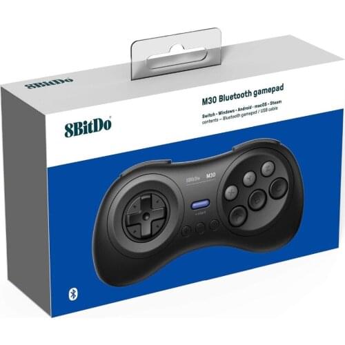 8BitDo M30 Gamepad for Sega Genesis Mega Drive Style for for Nintendo Switch macOS Android Steam Xiaomi smartphones