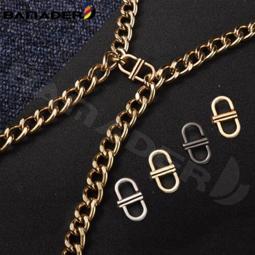BAMADER Bag Accessory Bag Strap Chain Shortening Adjustment Buckle Adjustable Metal Buckle Bag Part Hardware Parts New