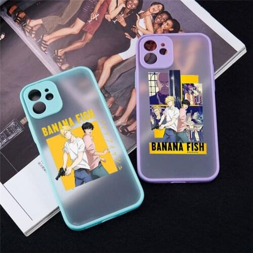Japan Anime Banana Fish Anime Art Phone Case for Iphone 11 12 Pro Max SE20 6 6s 7 8 Plus 12mini X Xs Xr Phone Shell Clear Cover