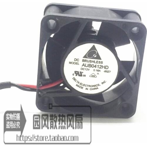 Delta Electronics AUB0412HD DC 12V 0.16A 40x40x20mm 2-Wire Server Cooler Fan