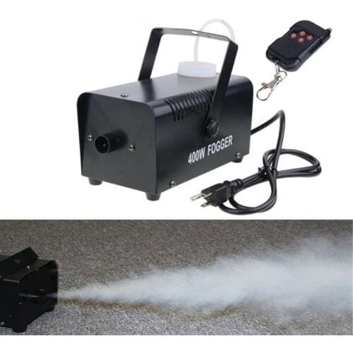 400W Smoke Machine with Remote Control Mini Fog Machine pump dj disco Smoke Machine wedding party Stage effects machine 400w