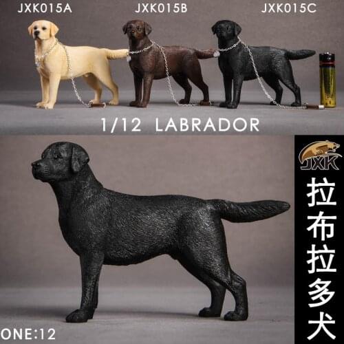1:12th Scale Mr.Z Resin PVC Miniature Animal Model Labrador Dog Model Toy fit 7" Action Figure Toys Accessories