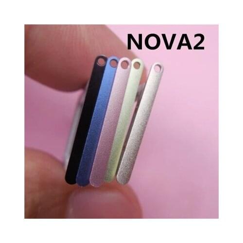 MIXUEWEIQI Original For Huawei nova 2 plus/nova2SIM Card Tray Holder Carrier Nano Card Tray Slot Holder Replacement RepairParts