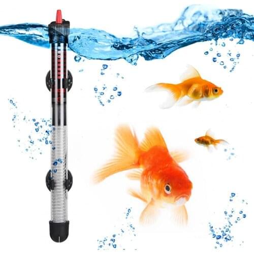 Aquarium Heater Visble Temperature Setting Heating Insulation Adjustable Tortoise Fish Tank Heating Rod Sucker Aquarium Supplies