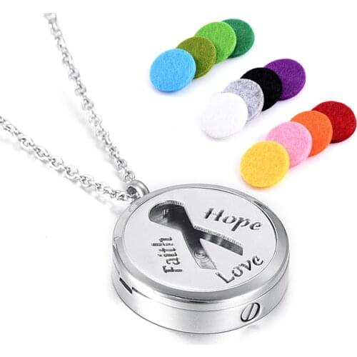 MJX003 New Arrival Muiltfunctional Pendant !!! Faith Love Hope Essential Oil Diffuser Necklace & Cremation Jewelry Keepsake Urn