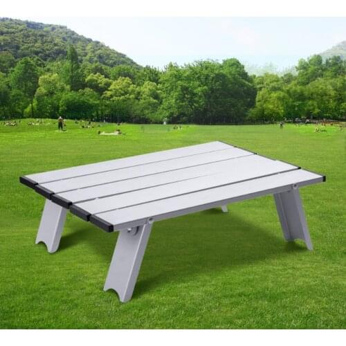 Aluminum Alloy Mini Folding Table Multifunctional Portable Outdoor Camping Picnic Tableware Barbecue Household Desks Furniture
