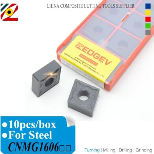EDGEV CNC Indexable Carbide Inserts CNMG160608 CNMG160612 CNMG160616 GM Lathe Cutter Turning Tools Tungsten For Steel