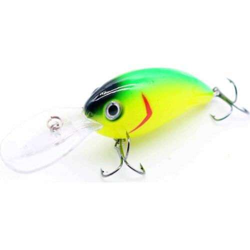 1pcs 10cm 13.6g Wobbler Hard Baits Floating Sea Fishing Lures 3D Eyes Crankbait Plastic Fishing Tackle 7 Colors Available