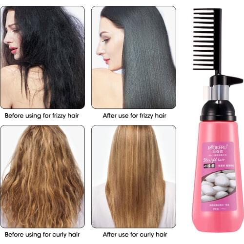 150ml Easy Using Smooth Hair Straightening Nourishing Straight Hair Cream for Woman Haircare Relaxer Cream