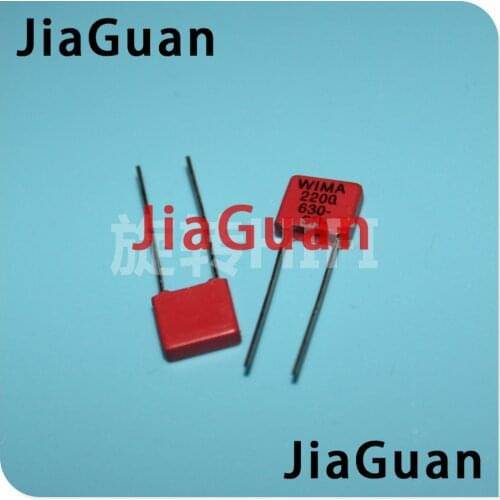 20PCS NEW RED WIMA MKP2 2200PF 630V PCM5mm 630V2200pf MKP-2 2.2NF 2N2 222/630V 222 Audio hot sale